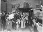 Visit of the Queen Mother to the Louise Margaret Hospital, Aldershot.